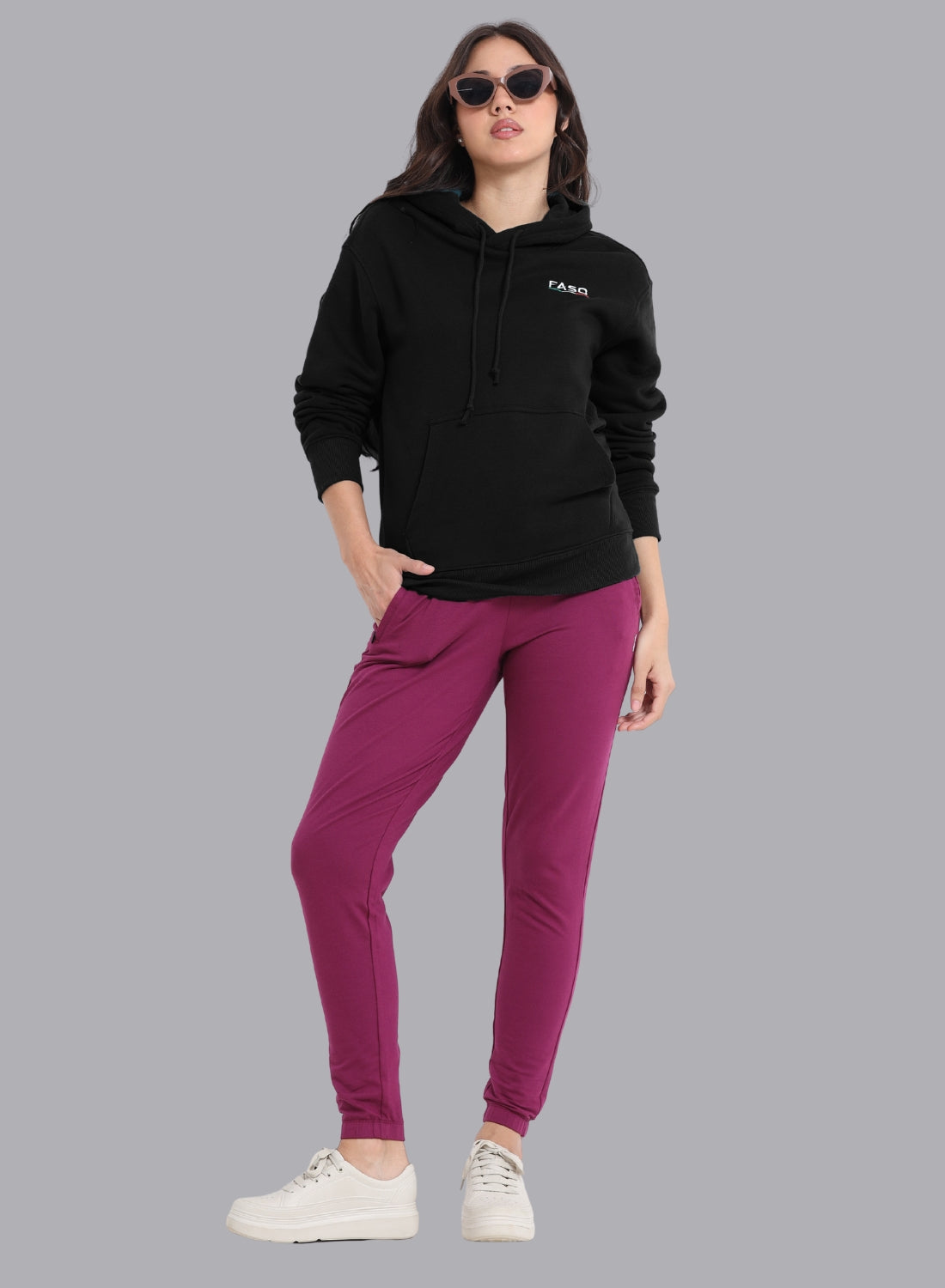 FASO Women’s Premium Fleece Oversize Hooded Sweatshirt