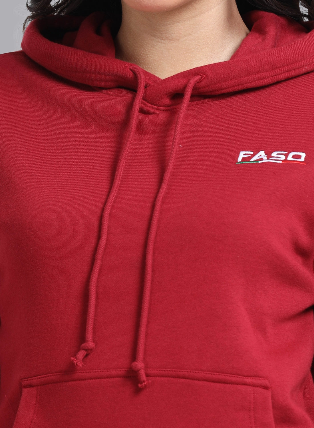 FASO Women’s Premium Fleece Oversize Hooded Sweatshirt