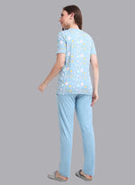 Faso Women's Cotton Printed Pyjama Set