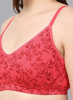 Faso Women's Cotton Printed Bra