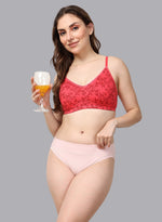 Faso Women's Cotton Printed Bra