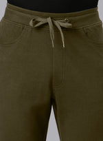 FASO Men’s Cotton Track Pants with Denim Pocket