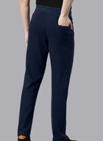 FASO Men’s Cotton Track Pants with Denim Pocket