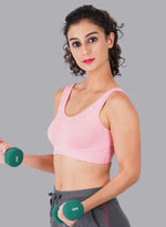 Faso Women's Cotton Moulded Sports Bra