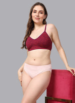 Faso Women's Cotton Printed Bra