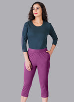 Faso Women's Cotton Loungewear Capri