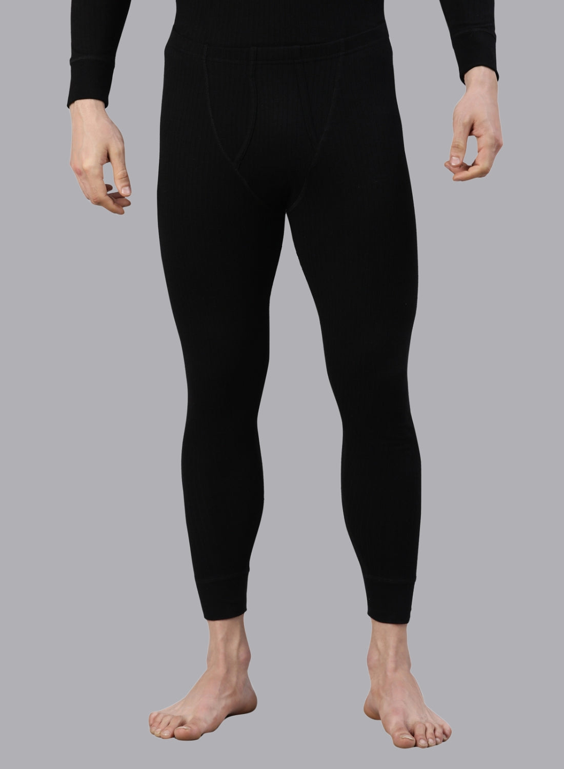 FASO Men’s Thermal Long Pants with Rib