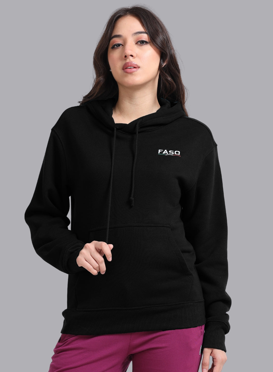 FASO Women’s Premium Fleece Oversize Hooded Sweatshirt