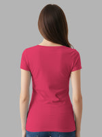 FASO Women’s Cotton Round Neck T-shirt (Pack of 2)