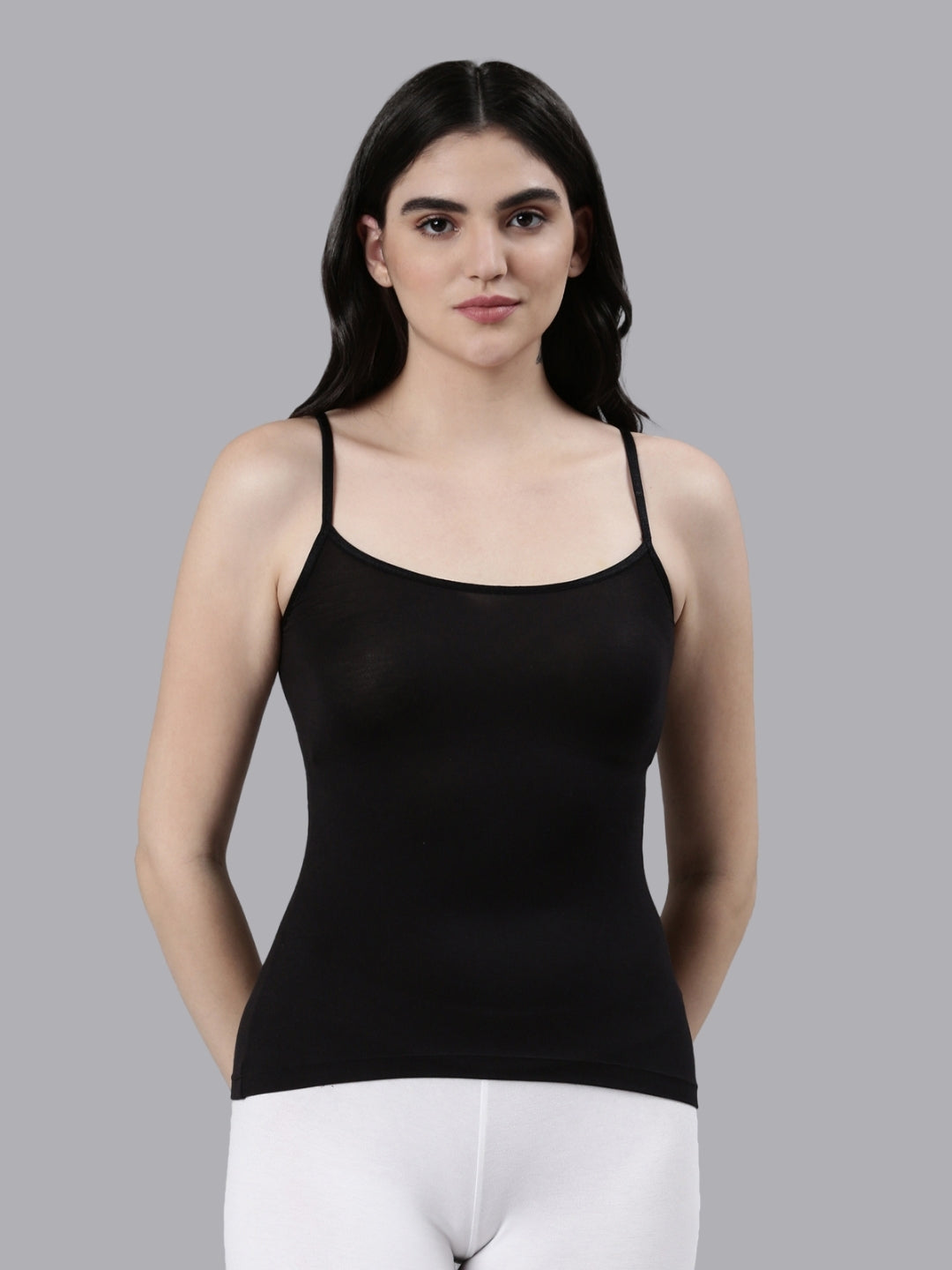 Faso Women's Cotton Stretch fabric Camisole