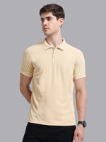 FASO Men's Polyester Polo T-shirt