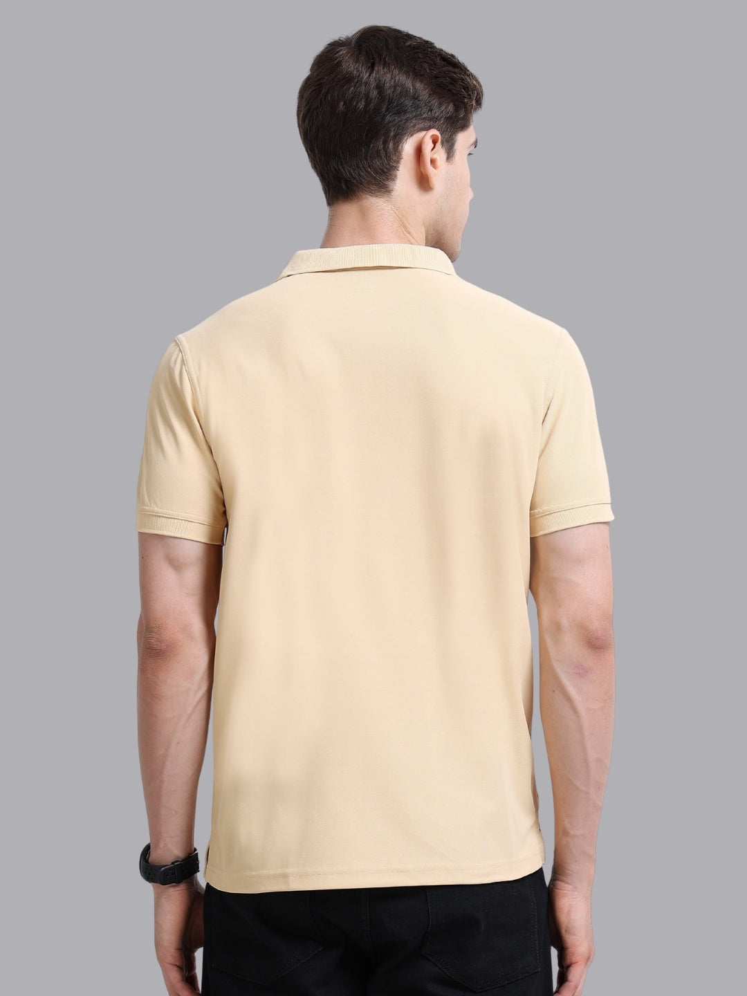 FASO Men's Polyester Polo T-shirt