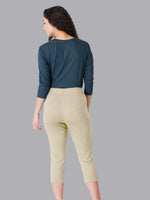 Faso Women's Cotton Capri Pants