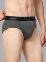 Faso Men's Cotton Outer Elastic Brief(Pack of 2)