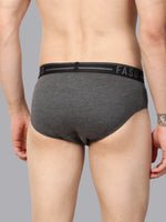 Faso Men's Cotton Outer Elastic Brief(Pack of 2)