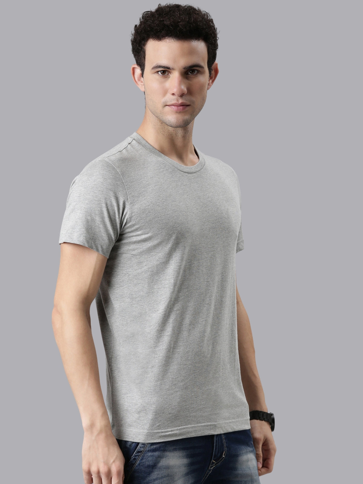 FASO Men’s Cotton Crew Neck Casual T-Shirt