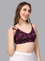 Faso Women's Cotton Printed Bra