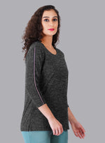 Faso Women's Cotton 3/4 Sleeve T-Shirt