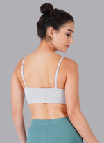 Faso Women's Cotton Beginners Bra with Strap