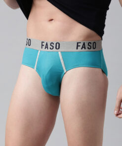 Faso Teal Brief For Men