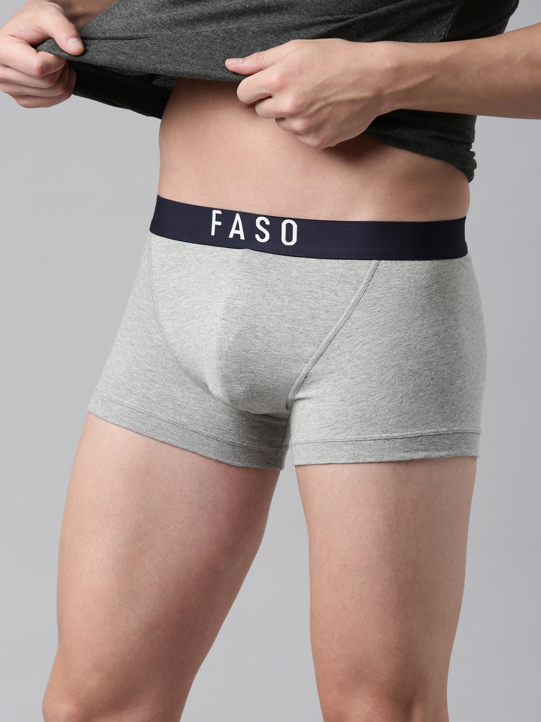 FASO Super Combed Cotton Solid Trunk with Ultrasoft Waistband (PACK OF 2) –  FA1504-SQ - FASO