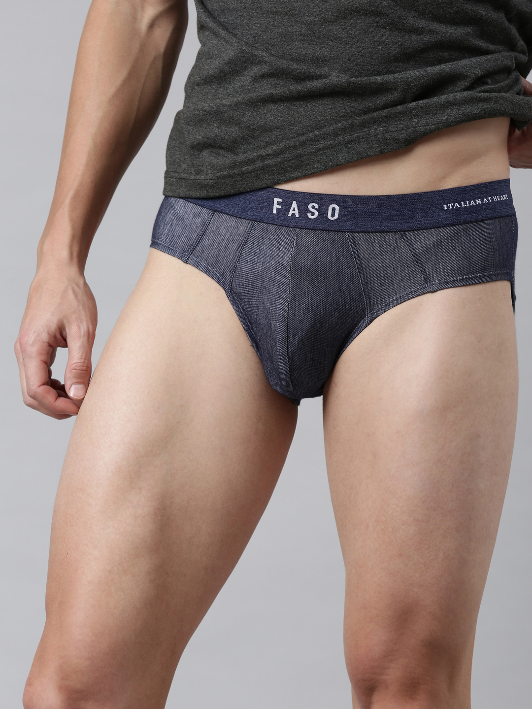Buy hongqiantai Men Jeans Underwear 3D Cowboy Printed Men's Boxer Briefs,  Fake Jean 1 XL at Amazon.in