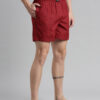 Faso Maroon Shorts For Men