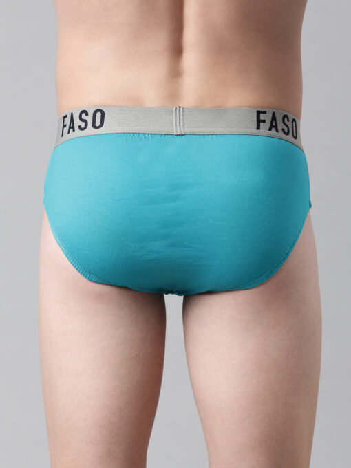 Faso Teal Brief For Men
