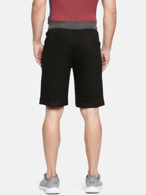 Cotton Black Shorts for Men - Shop at FASO