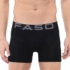FASO Black Cotton Trunks for Men | Skin friendly Soft Cotton