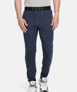 Stylish Trackpants from FASO - Organic Cotton Blue Trackpants
