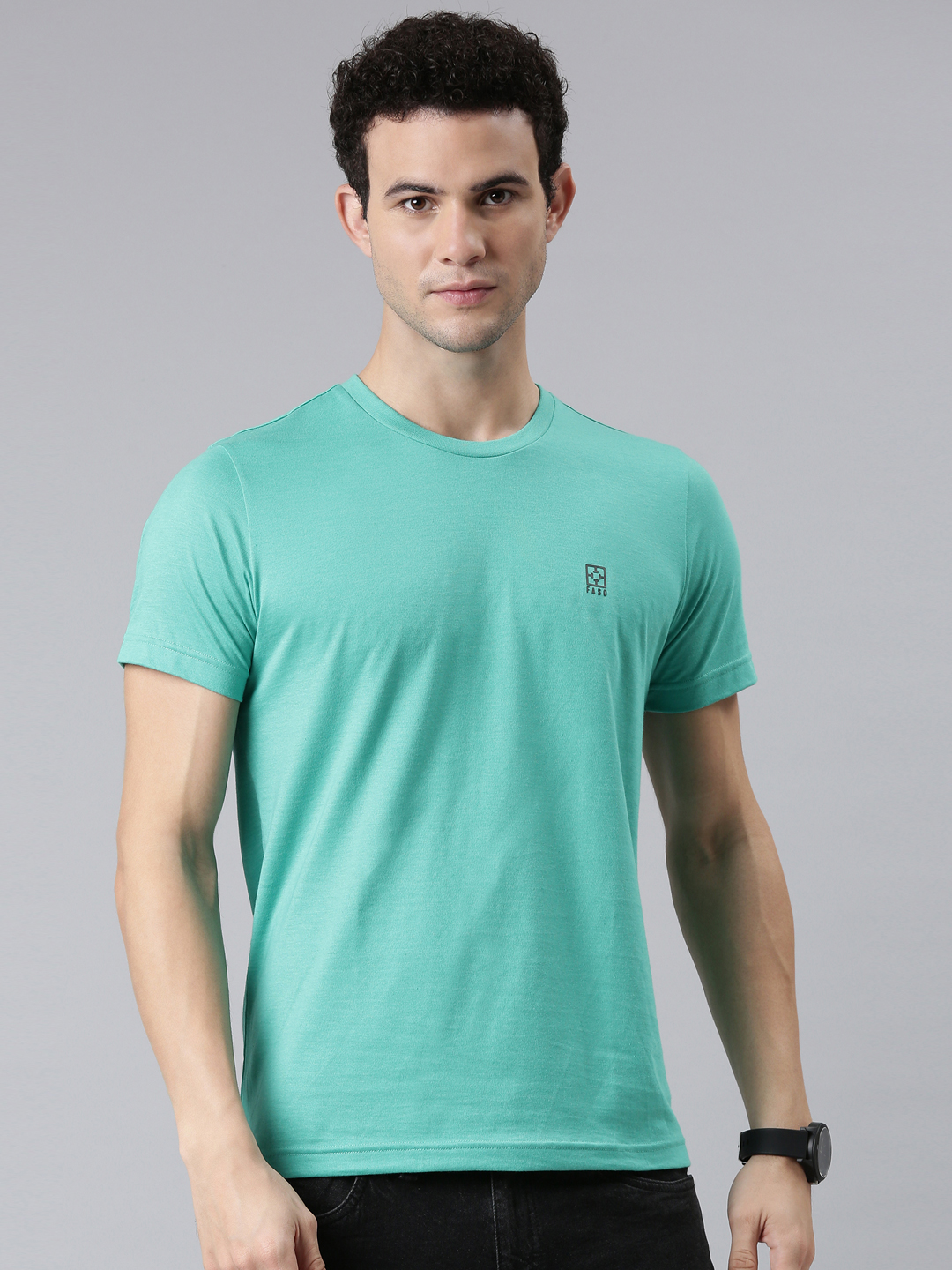 Shop FASO Round Neck T Shirt Online | Skin Friendly
