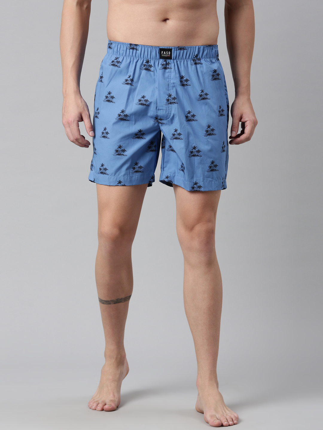 1 FS 4009-AIRFORCEBLUE Cotton Boxer Shorts