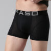 Faso Black Solid Trunks For Men