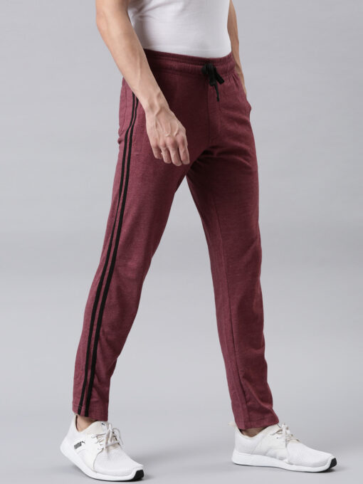 Faso Maroon Trackpant For Men