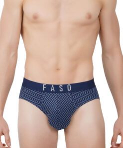 FASO Mens underwear briefs - Blue Outer Elasic briefs