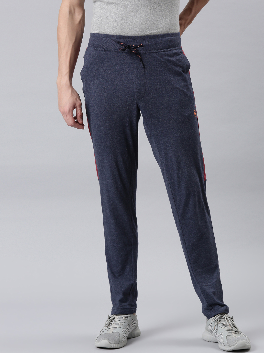 Mens Joggers Pants Men Stylish Color Block Zip Pockets Drawstring Sports  Skinny Sweatpants Track Pants - AliExpress