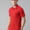 Faso Red Polo Tshirt For Men