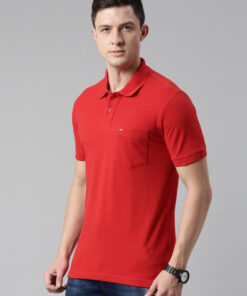 Faso Red Polo Tshirt For Men