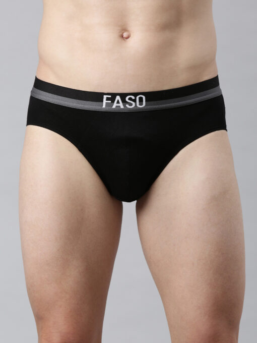 FASO ULTRASOFT WAISTBAND SOLID BRIEF (PACK OF 2) – K203