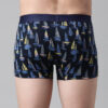 Faso Printed Navy Trunks For Men