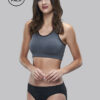Faso grey colour low rise inner elastic bikini for women