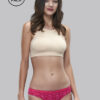 Faso printed low rise outer elastic bikini for women