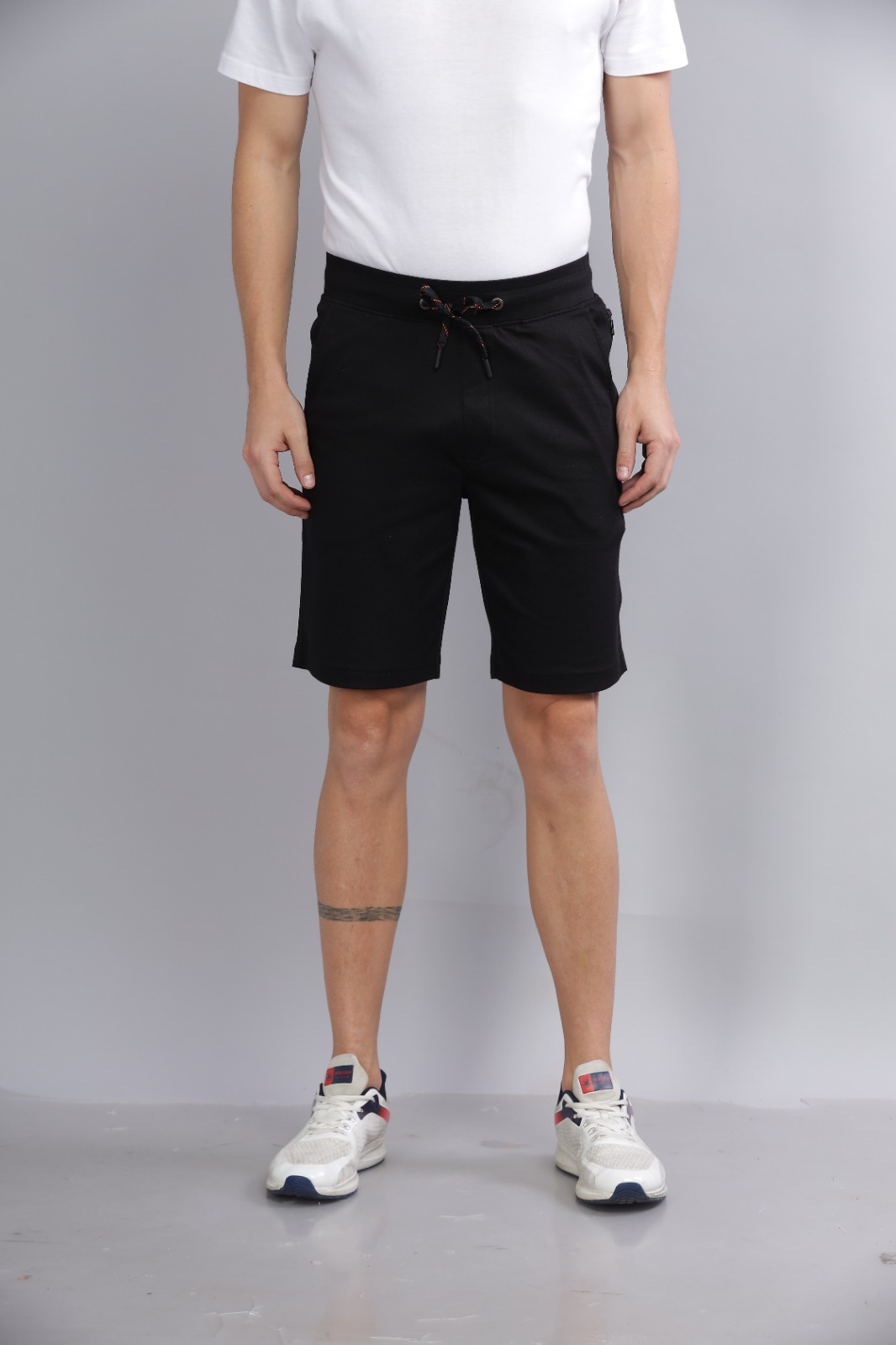 Faso Men's Cotton Bermuda Shorts, Premium Track Shorts for Men, 100% Cotton Interlock Knit ...